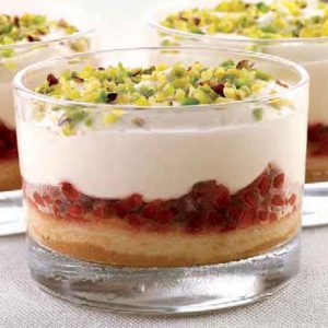 Coppa mascarpone e lamponi