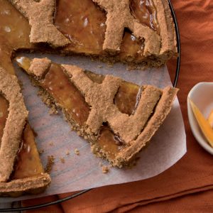 Crostata con farina integrale e arancia