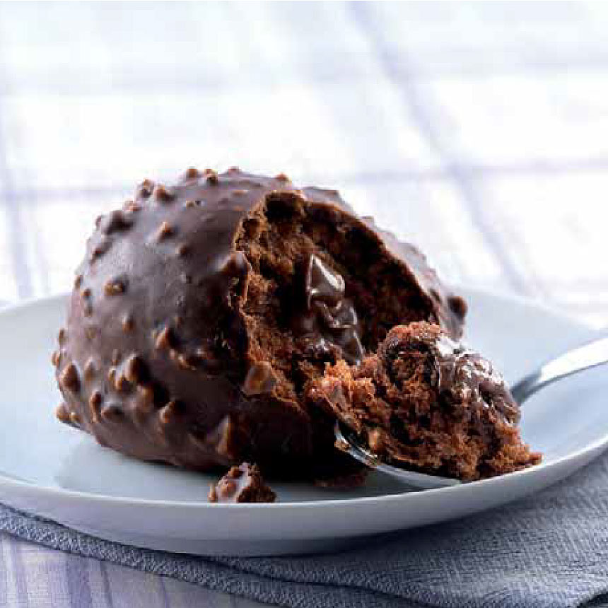 Cupolina al cioccolato croccante